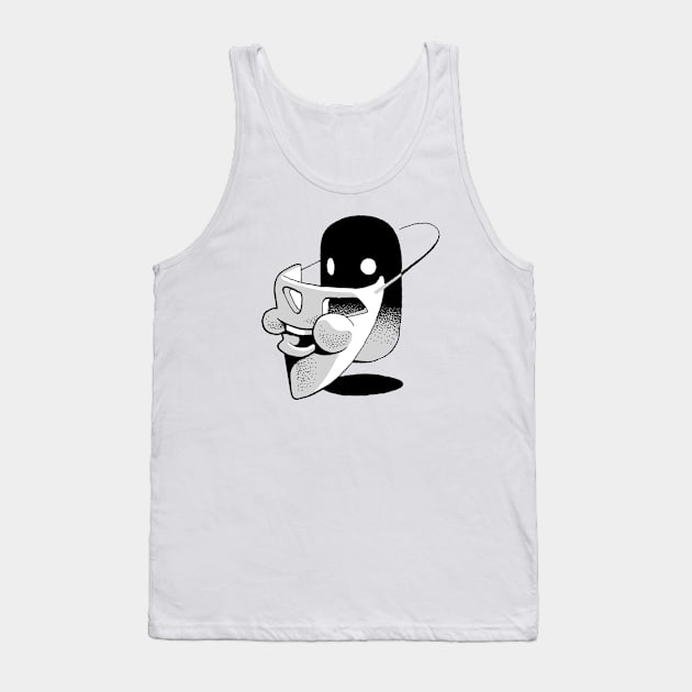 Mask Thing Tank Top by emilpytlik